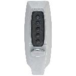 Simplex
7102
Auxiliary Pushbutton Lock w/ Thumbturn 1 in. Tubular Deadbolt Flat Front Face Plate 2