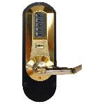 Simplex5010Pushbutton Lock w/ Winston Lever for Exit Trim Combination Entry-Key Override-Exterio