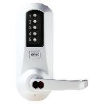 Simplex502XPushbutton Cylindrical Lock w/ Knob or Lever Combination Entry-Key Override-Exterior 