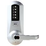 Simplex502XPushbutton Cylindrical Lock w/ Knob or Lever Combination Entry-Key Override-Exterior 