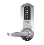 Simplex5068WLPushbutton Mortise Lock w/ Winston Lever 2-3/4 in. Backset Combination Entry-Key Ov