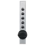 Simplex9600CCabinet Lock w/ Clutch Ball Bearing Knob for Wood or Metal Doors