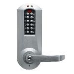 SimplexE50_MRTE-Plex Electronic Pushbutton Mortise Lock w/ Winston Lever Key Override 100 Access