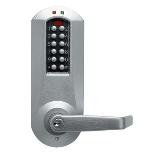 SimplexE52_CYLE-Plex Electronic Pushbutton Cylindrical Lock w/ Knob or Lever Key Override 3000 A