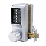 SimplexEE1011Pushbutton Cylindrical Lockset w/ Knobs Combination Entry and Egress Only Cylindric