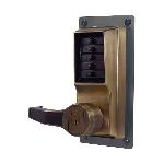 SimplexLP1020Exit Trim Pushbutton Lock w/ Lever Combination Entry w/ Key Override