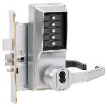 Simplex8148Pushbutton Mortise Lock w/ Lever Combination Entry-Key Override-Passage-Lockout-Deadb